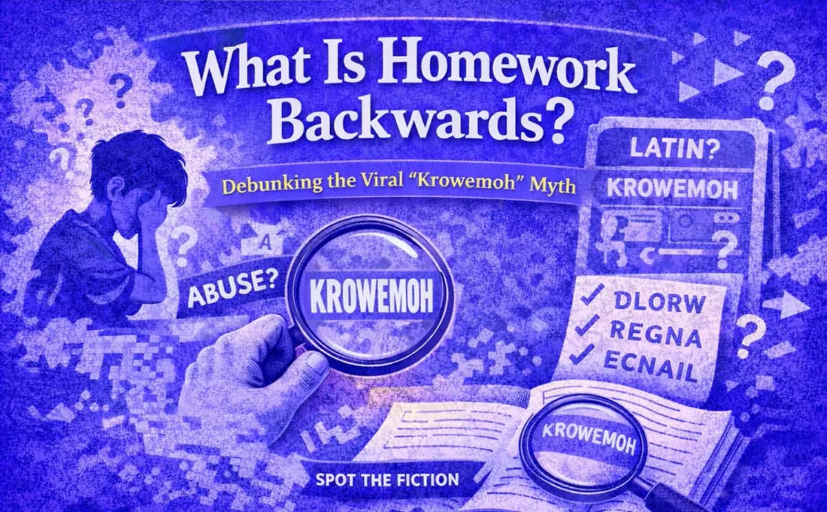 What Is Homework Backwards?